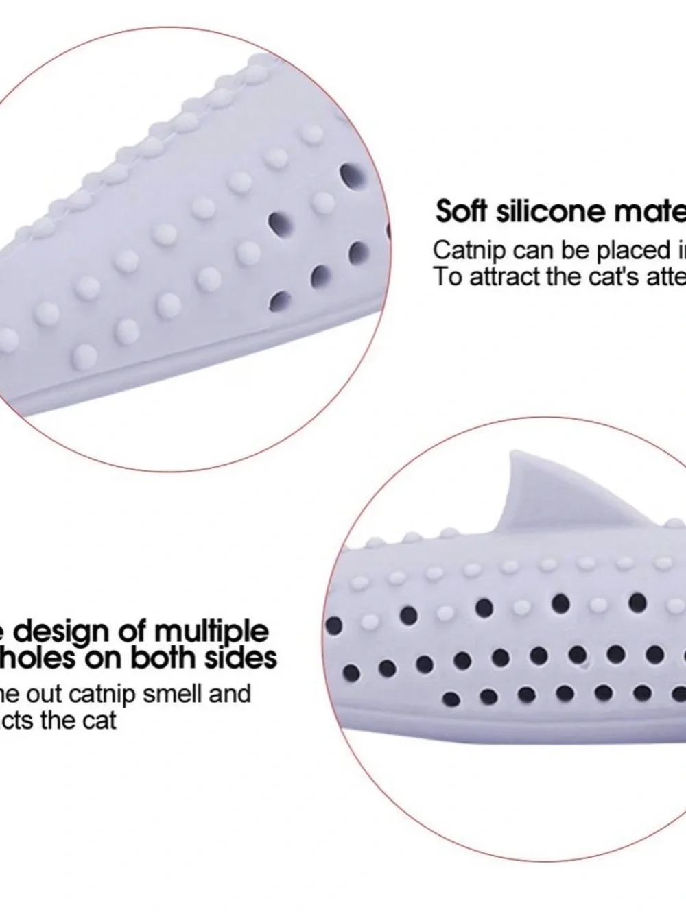 Cat Toothbrush Catnip Toy, Silicone Easy to Clean Soft